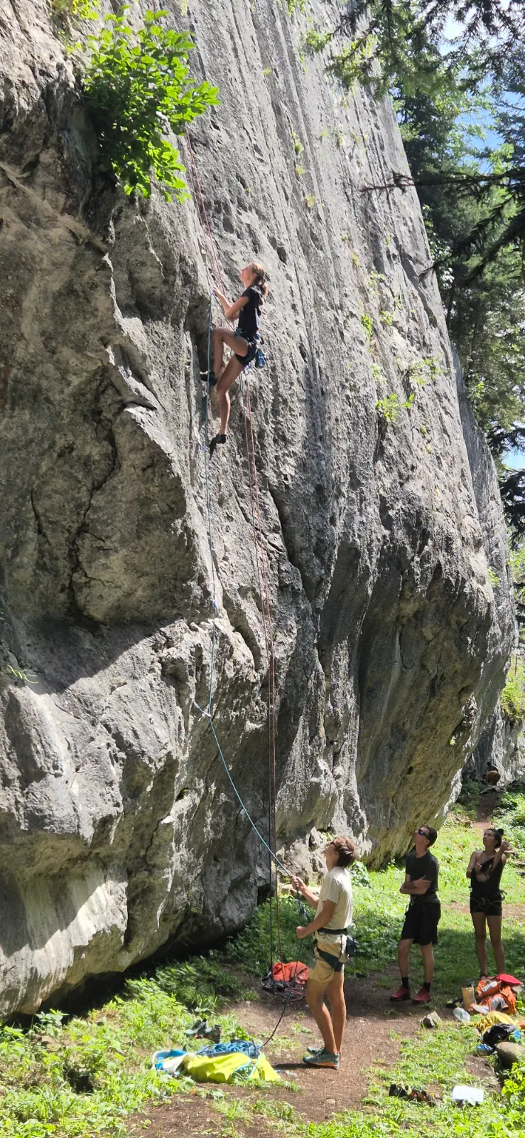 Falaise Bauges - les Garins