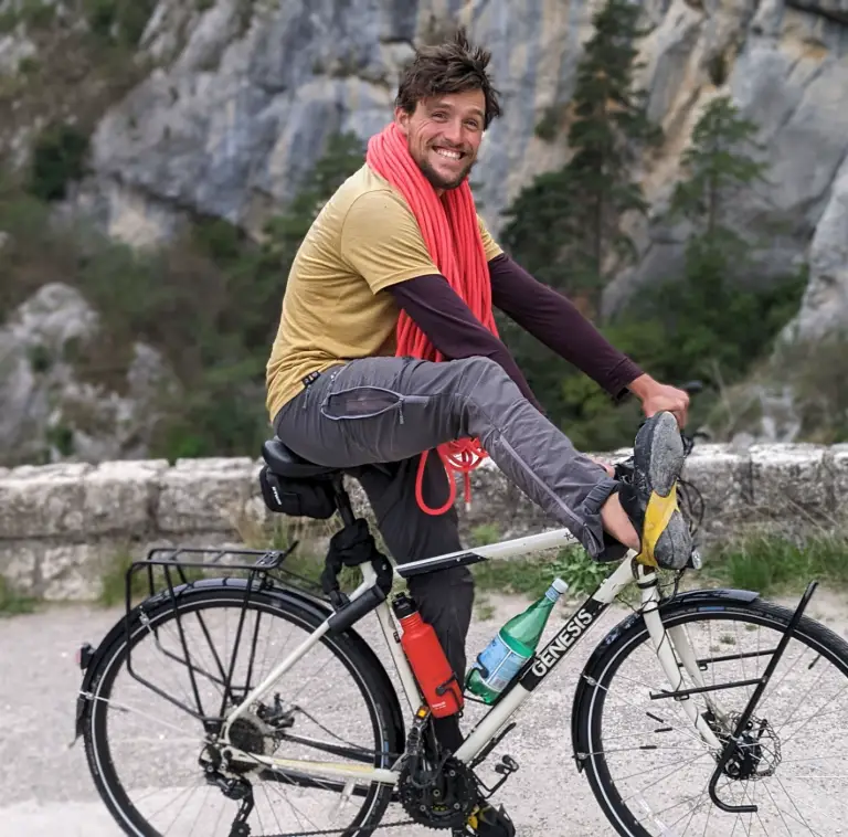 Pilou Bergues, moniteur d'escalade de la Brigade du kiff