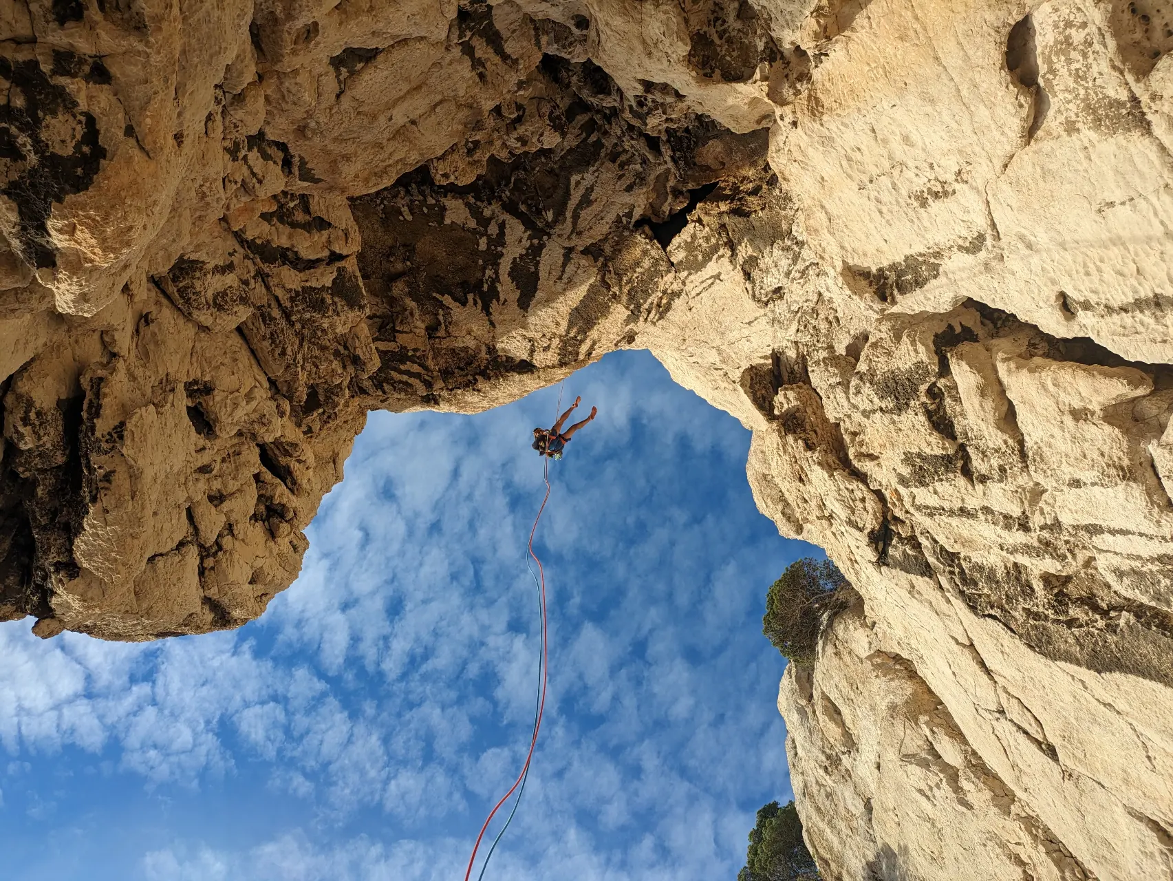 Escalade en grande voie autour d'Annecy