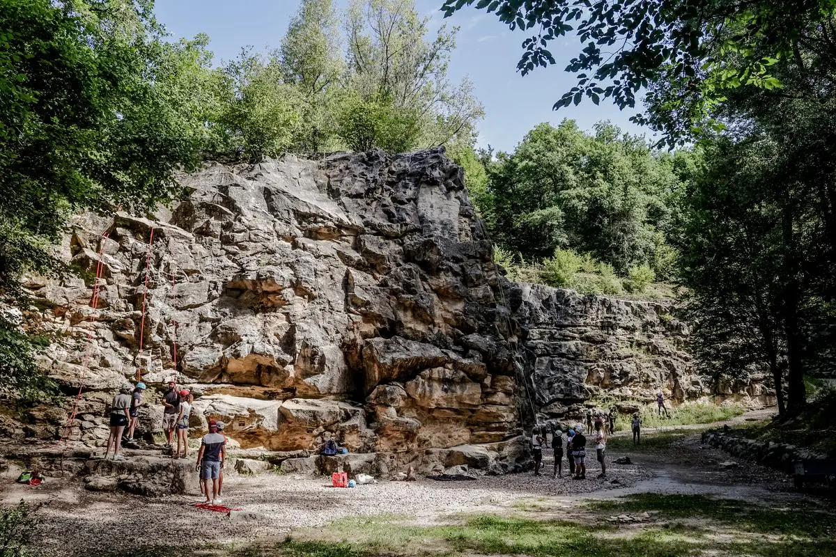 Cours d'initiation - Escalade en falaise