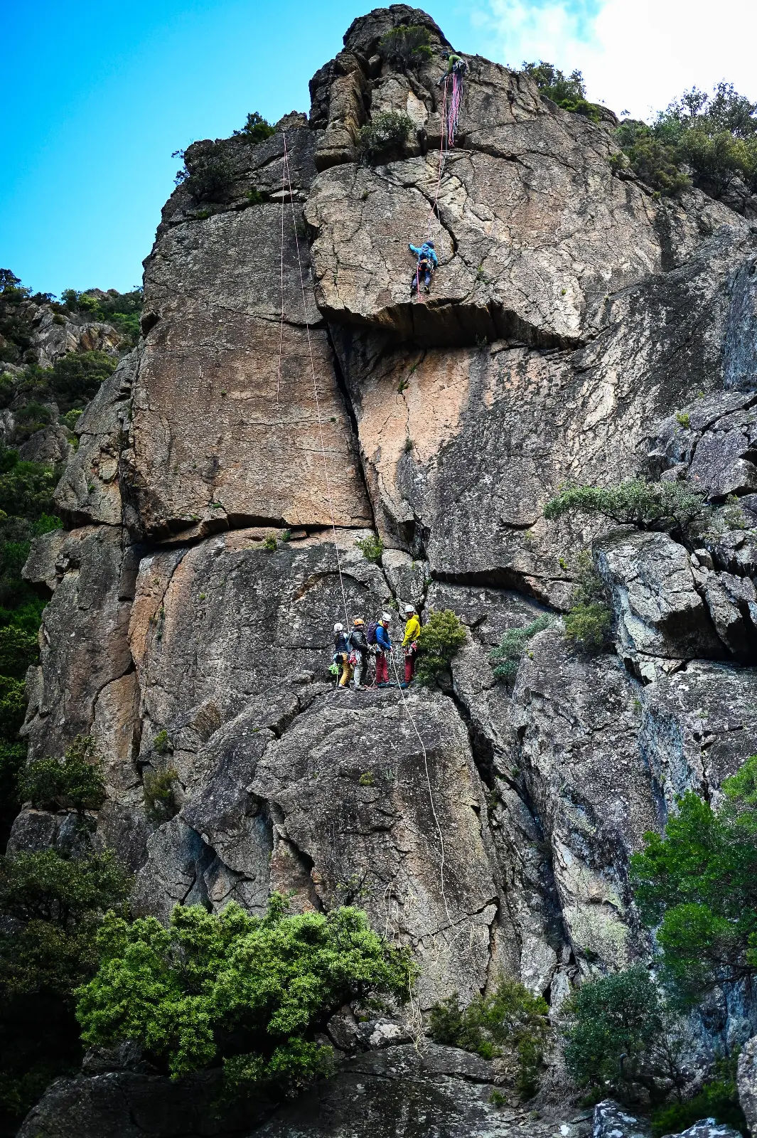 Escalade en grande voie autour d'Annecy