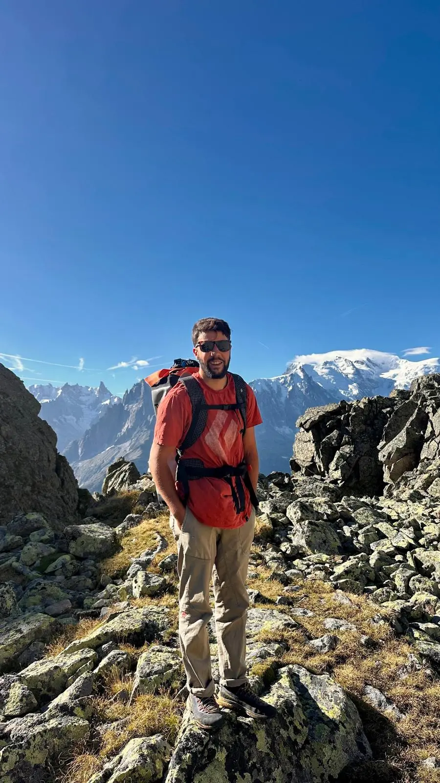 Heureux d’être content après une si belle journée en montagne ! 🏔️😁
