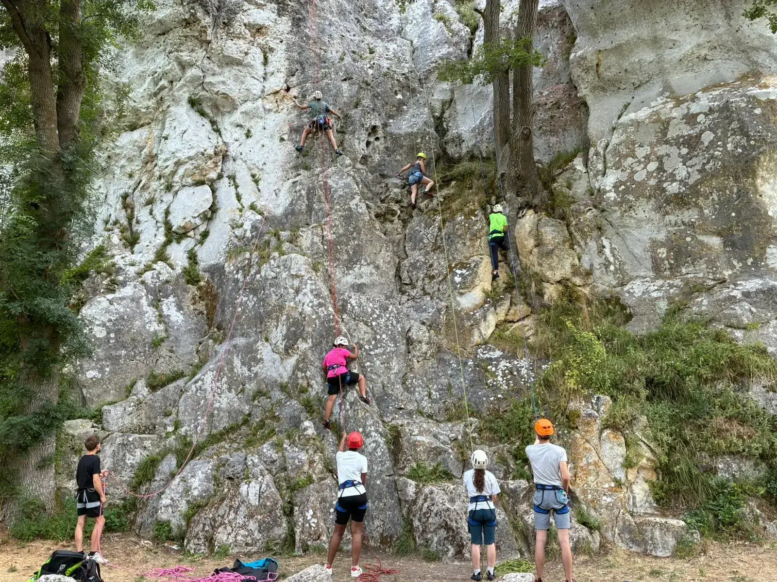 Progresse vraiment sur le rocher !